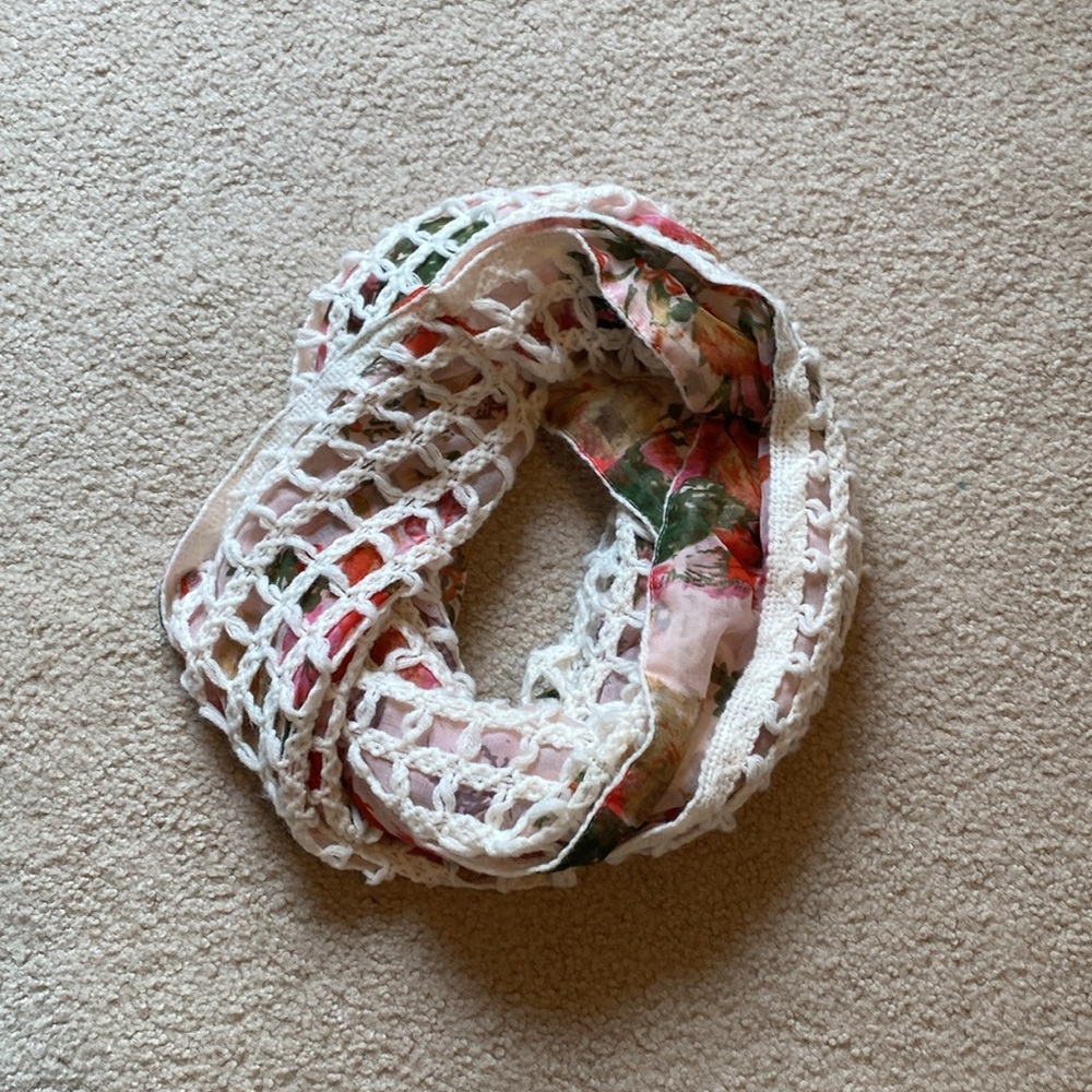 Floral Infinity Scarf